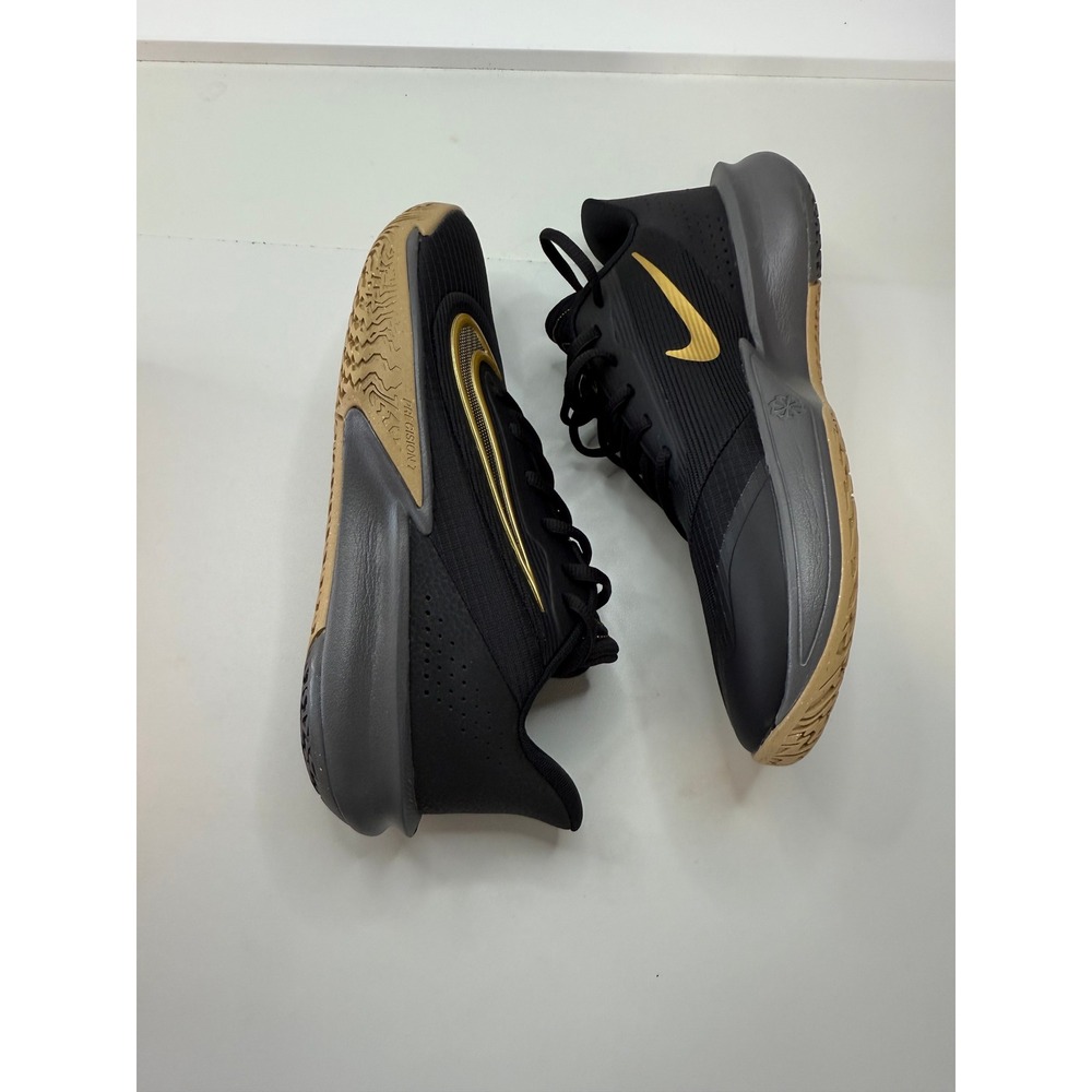 Nike Precision VII Black Metallic Gold Mens Basketball Shoes FN4322-006 7 NEW - Picture 5 of 7